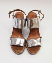 ELFORBR | ステッチベルトヒールサンダル(サンダル)