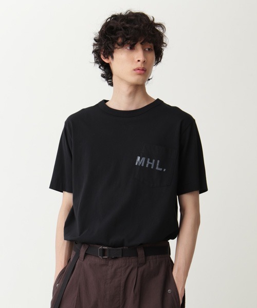 MHL.（エムエイチエル）の「PRINTED COTTON JERSEY（Tシャツ