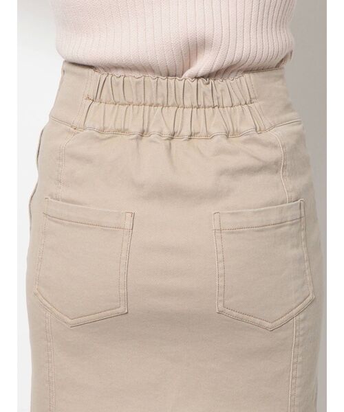 RESEXXY（リゼクシー）の「配色ステッチハイウエストミニスカート（スカート・レディース・ベージュ/アイボリー/ブラック・FREE）」の12枚目の写真