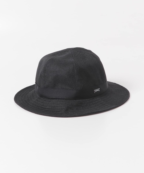 ORCIVAL（オーシバル）の「ORCIVAL　ラフィアライクパネルハット（ハット・レディース・ブラック/ベージュ・FREE）」の5枚目の写真