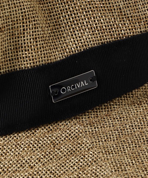 ORCIVAL（オーシバル）の「ORCIVAL　ラフィアライクパネルハット（ハット・レディース・ブラック/ベージュ・FREE）」の10枚目の写真