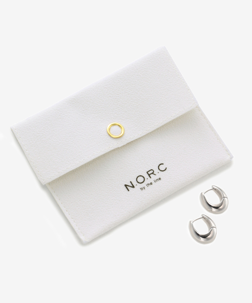 N.O.R.C by the line(ノークバイザライン)の「オーバルピアスビッグ(ピアス(両耳用)・レディース・シルバー/ゴールド・FREE)」の15枚目の写真