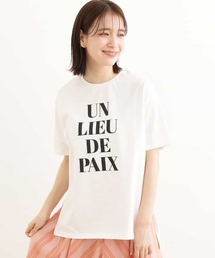 MK MICHEL KLEIN | コットンロゴTシャツ/洗える(Tシャツ/カットソー)