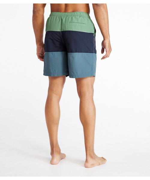 L.L.Bean（エルエルビーン）の「クラシック・サプレックス・スポーツ・ショーツ、8インチ　カラーブロック 米国フィット・レギュラー（水着・メンズ・イエロー系その他・MEDIUM/LARGE/SMALL）」の5枚目の写真