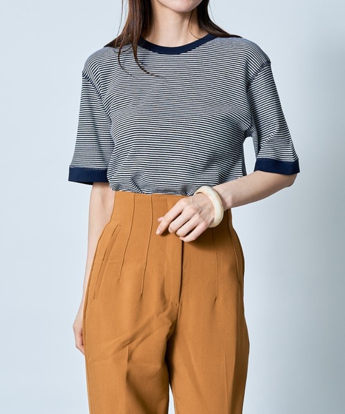 Healthknit(ヘルスニット)の「【Healthknit】クルーネックワッフル半袖パックTEEシャツ サーマル半袖パックTシャツ 602S(Tシャツ/カットソー・メンズ・ホワイト/ブラック/ネイビー/レッド/ブルー/ブラック系その他2/ブラウン/グリーン/ピンク/イエロー/ロイヤルブルー・M/L/XL)」の6枚目の写真