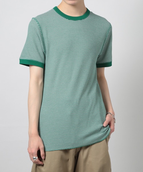 Healthknit(ヘルスニット)の「【Healthknit】クルーネックワッフル半袖パックTEEシャツ サーマル半袖パックTシャツ 602S(Tシャツ/カットソー・メンズ・ホワイト/ブラック/ネイビー/レッド/ブルー/ブラック系その他2/ブラウン/グリーン/ピンク/イエロー/ロイヤルブルー・M/L/XL)」の5枚目の写真