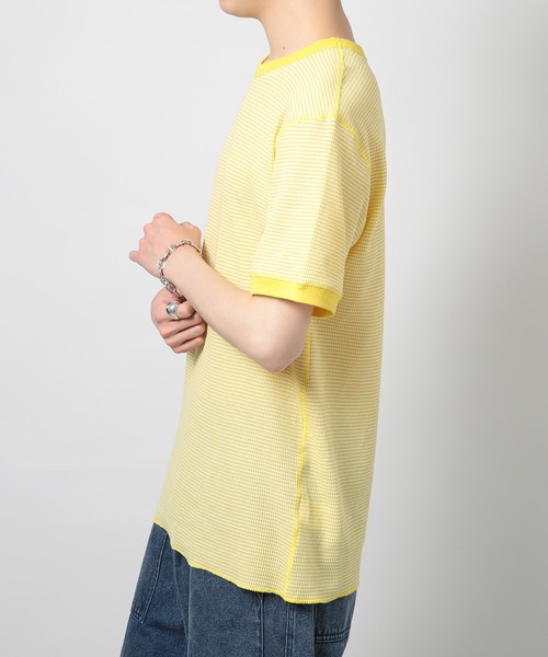 セール】【Healthknit】クルーネックワッフル半袖パックTEEシャツ