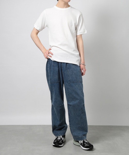 Healthknit(ヘルスニット)の「【Healthknit】クルーネックワッフル半袖パックTEEシャツ サーマル半袖パックTシャツ 602S(Tシャツ/カットソー・メンズ・ホワイト/ブラック/ネイビー/レッド/ブルー/ブラック系その他2/ブラウン/グリーン/ピンク/イエロー/ロイヤルブルー・M/L/XL)」の14枚目の写真