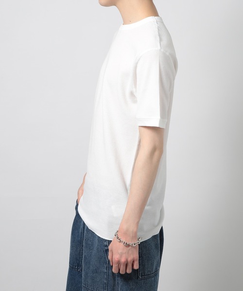 Healthknit(ヘルスニット)の「【Healthknit】クルーネックワッフル半袖パックTEEシャツ サーマル半袖パックTシャツ 602S(Tシャツ/カットソー・メンズ・ホワイト/ブラック/ネイビー/レッド/ブルー/ブラック系その他2/ブラウン/グリーン/ピンク/イエロー/ロイヤルブルー・M/L/XL)」の12枚目の写真