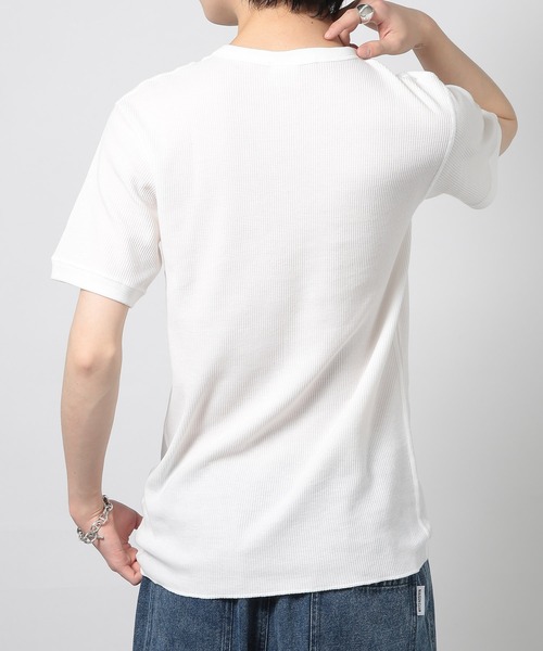 Healthknit(ヘルスニット)の「【Healthknit】クルーネックワッフル半袖パックTEEシャツ サーマル半袖パックTシャツ 602S(Tシャツ/カットソー・メンズ・ホワイト/ブラック/ネイビー/レッド/ブルー/ブラック系その他2/ブラウン/グリーン/ピンク/イエロー/ロイヤルブルー・M/L/XL)」の13枚目の写真