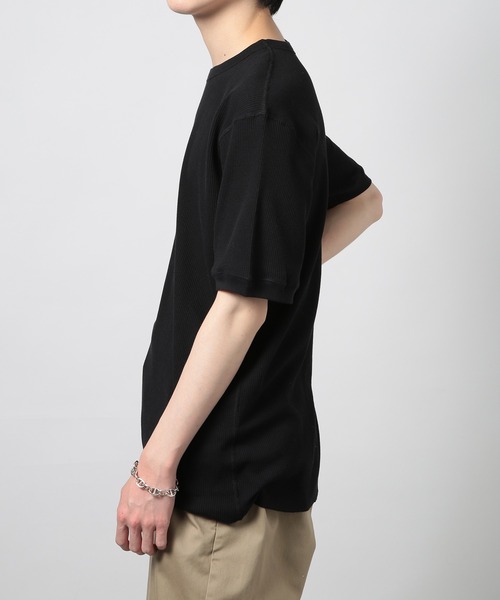 Healthknit(ヘルスニット)の「【Healthknit】クルーネックワッフル半袖パックTEEシャツ サーマル半袖パックTシャツ 602S(Tシャツ/カットソー・メンズ・ホワイト/ブラック/ネイビー/レッド/ブルー/ブラック系その他2/ブラウン/グリーン/ピンク/イエロー/ロイヤルブルー・M/L/XL)」の18枚目の写真