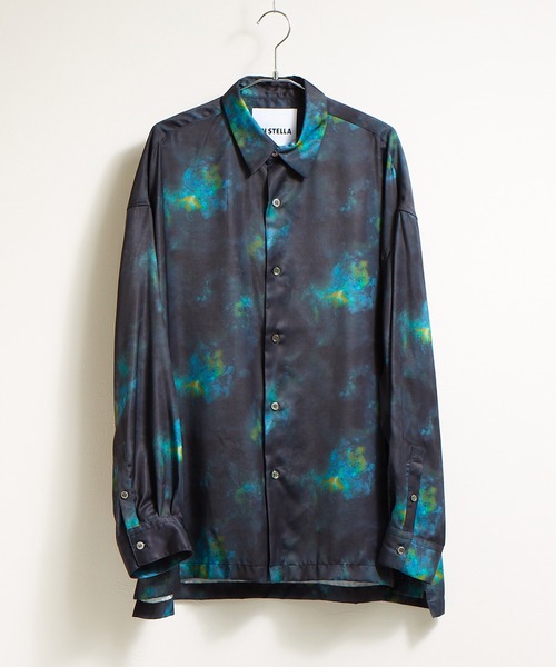 UN STELLA(アンステラ)の「【UNSTELLA】ALL GRAPHIC PRINTED SHIRT / ビッグシルエット グラフィックプリントシャツ(シャツ/ブラウス・メンズ・ブラック系/ネイビー系/ネイビー系1/レッド系/ホワイト系・MEDIUM/LARGE)」の7枚目の写真