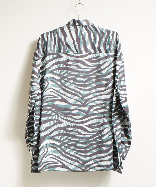 UN STELLA(アンステラ)の「【UNSTELLA】ALL GRAPHIC PRINTED SHIRT / ビッグシルエット グラフィックプリントシャツ(シャツ/ブラウス・メンズ・ブラック系/ネイビー系/ネイビー系1/レッド系/ホワイト系・MEDIUM/LARGE)」の12枚目の写真