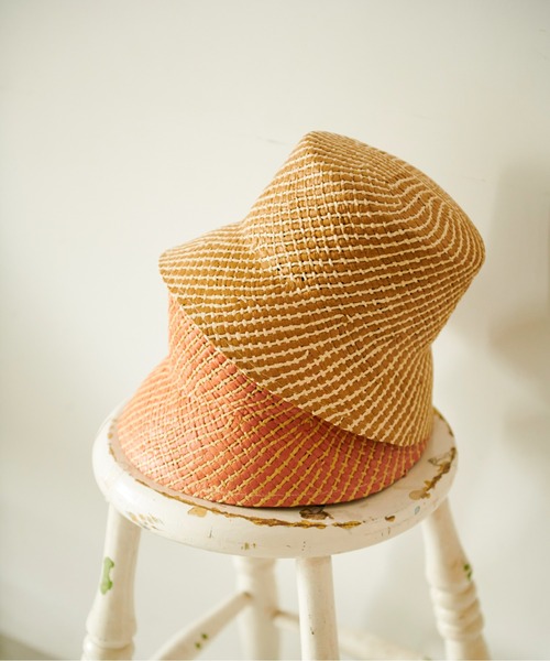 FREE'S MART（フリーズマート）の「ペーパーバケットハット（ハット・レディース・ベージュ系その他/オレンジ系その他・ﾌﾘ-）」の4枚目の写真