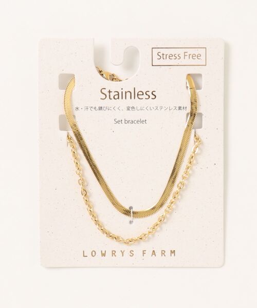 LOWRYS FARM(ローリーズファーム)の「ステンレス*ブレス 279996(ブレスレット・レディース・シルバー/ゴールド/アイボリー・FREE)」の13枚目の写真