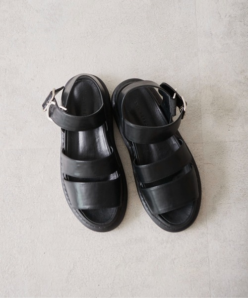 FREE'S MART（フリーズマート）の「ツインバックルサンダル（サンダル・レディース・ブラック・LARGE/MEDIUM/SMALL）」の7枚目の写真