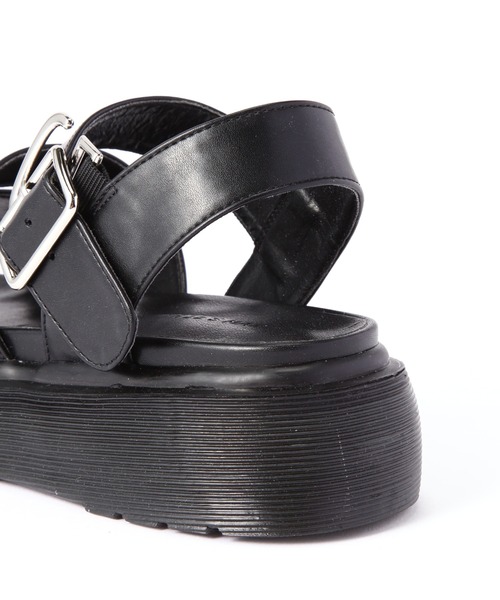 FREE'S MART（フリーズマート）の「ツインバックルサンダル（サンダル・レディース・ブラック・LARGE/MEDIUM/SMALL）」の12枚目の写真