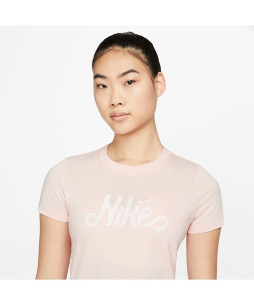 NIKE（ナイキ）の「ナイキ NIKE ナイキ ウィメンズ DFCT NIKE SCRIPT S/S Tシャツ（Tシャツ/カットソー・レディース・ピンク・M/L/S/XL）」の4枚目の写真