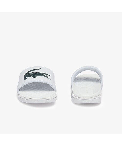 LACOSTE(ラコステ)の「ウィメンズ CROCO DUALISTE 0722 2(スニーカー・レディース・ホワイト×グリーン/ブラック×ホワイト・22.5cm/23.5cm/24.0cm/25.0cm)」の3枚目の写真