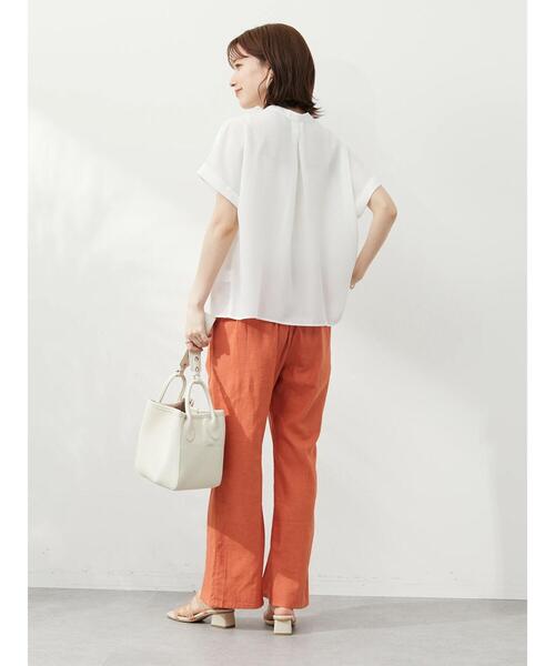 Green　Parks（グリーンパークス）の「・ELENCARE DUE イロイロボタンブラウス（シャツ/ブラウス・レディース・ブラック/オフホワイト/イエロー・FREE）」の11枚目の写真