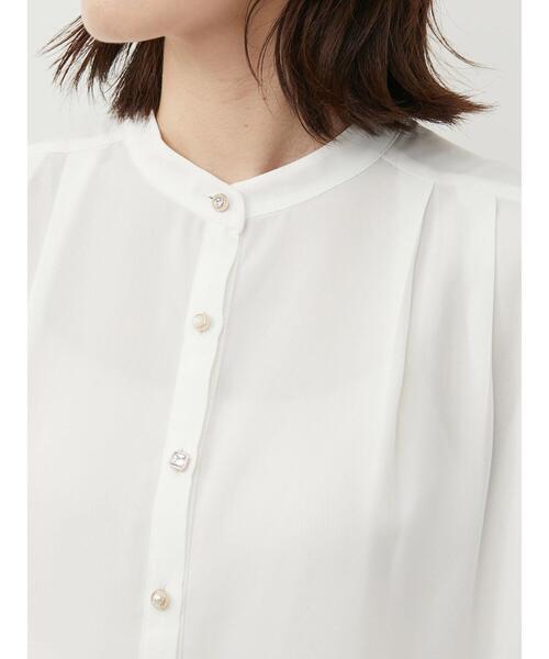 Green　Parks（グリーンパークス）の「・ELENCARE DUE イロイロボタンブラウス（シャツ/ブラウス・レディース・ブラック/オフホワイト/イエロー・FREE）」の14枚目の写真