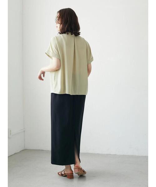 Green　Parks（グリーンパークス）の「・ELENCARE DUE イロイロボタンブラウス（シャツ/ブラウス・レディース・ブラック/オフホワイト/イエロー・FREE）」の19枚目の写真