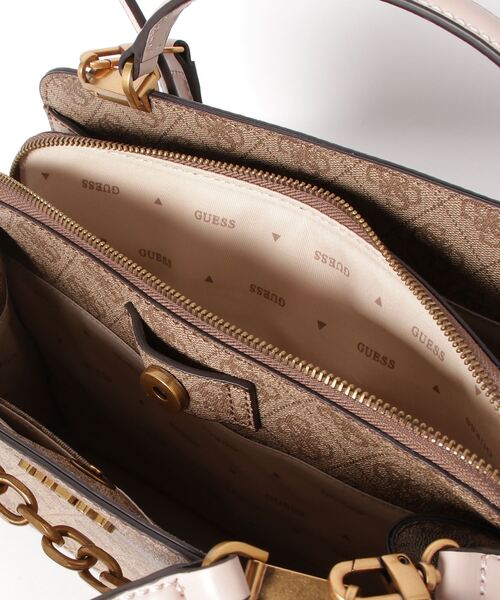 Guess（ゲス）の「KRISTLE Girlfriend Satchel（ハンドバッグ・レディース・ベージュ・ONE SIZE）」の5枚目の写真