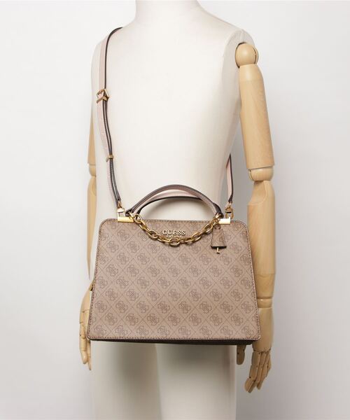 Guess（ゲス）の「KRISTLE Girlfriend Satchel（ハンドバッグ・レディース・ベージュ・ONE SIZE）」の17枚目の写真