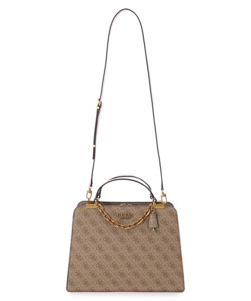 Guess（ゲス）の「KRISTLE Girlfriend Satchel（ハンドバッグ・レディース・ベージュ・ONE SIZE）」の10枚目の写真