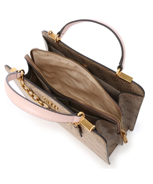 Guess（ゲス）の「KRISTLE Girlfriend Satchel（ハンドバッグ・レディース・ベージュ・ONE SIZE）」の11枚目の写真