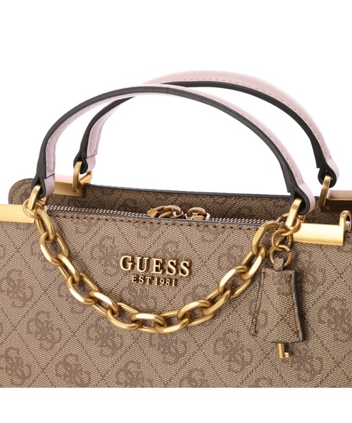 Guess（ゲス）の「KRISTLE Girlfriend Satchel（ハンドバッグ・レディース・ベージュ・ONE SIZE）」の13枚目の写真