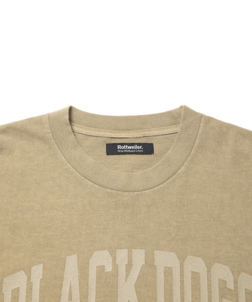 ROTTWEILER(ロットワイラー)の「PIGMENT BIG B.D LS TEE(Tシャツ/カットソー・メンズ・チャコールグレー/ベージュ・XL/L/S/M)」の11枚目の写真