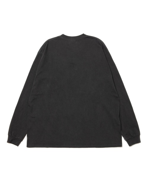 ROTTWEILER(ロットワイラー)の「PIGMENT BIG B.D LS TEE(Tシャツ/カットソー・メンズ・チャコールグレー/ベージュ・XL/L/S/M)」の4枚目の写真