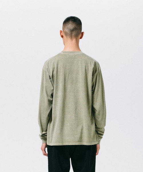 ROTTWEILER(ロットワイラー)の「PIGMENT BIG B.D LS TEE(Tシャツ/カットソー・メンズ・チャコールグレー/ベージュ・XL/L/S/M)」の7枚目の写真