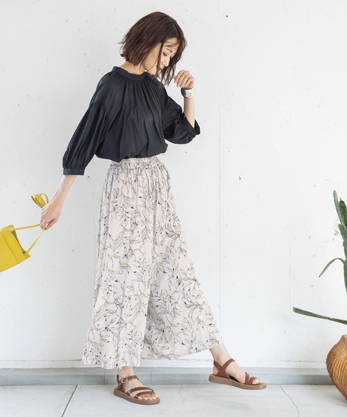 GLOBAL WORK(グローバルワーク)の「袖ボリュームブラウス6分袖/ 283035(シャツ/ブラウス・レディース・ブラック/スカイブルー/ホワイト/グリーン・LARGE/MEDIUM)」の18枚目の写真