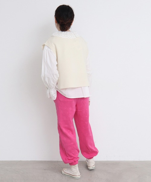 CHILD WOMAN(チャイルドウーマン)の「☆Extrafine merino wool 5GGショートベスト(ベスト・レディース・レッド/ブルー/イエロー/グリーン/アイボリー/オレンジ/ネイビー/パープル・FREE)」の13枚目の写真