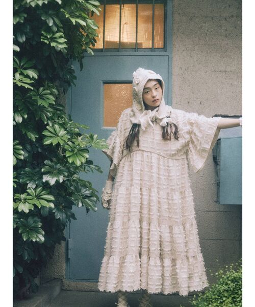 merry jenny（メリージェニー）の「おはなニットグローブ（手袋・レディース・ブラック/アイボリー・FREE）」の18枚目の写真