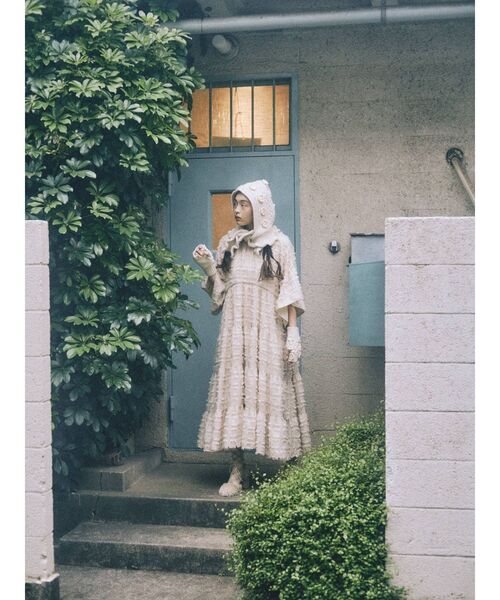 merry jenny（メリージェニー）の「おはなニットグローブ（手袋・レディース・ブラック/アイボリー・FREE）」の19枚目の写真