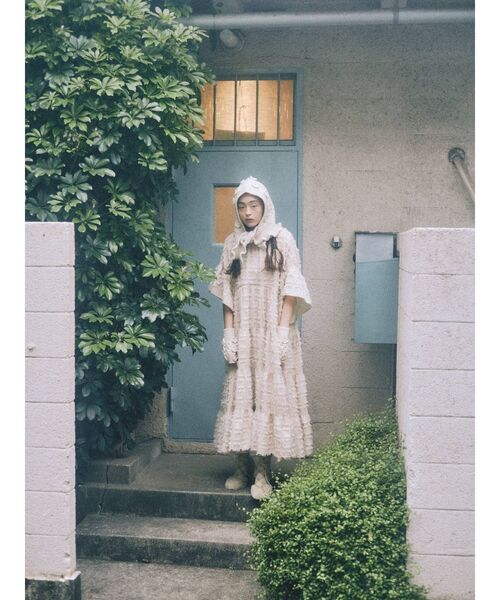 merry jenny（メリージェニー）の「おはなニットグローブ（手袋・レディース・ブラック/アイボリー・FREE）」の20枚目の写真