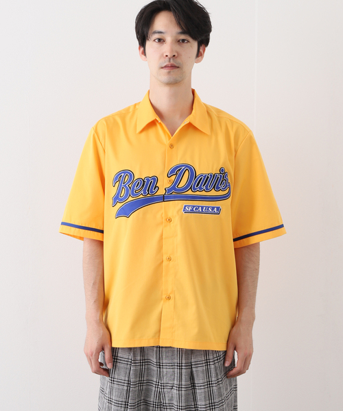 BEN DAVIS（ベンデイビス）の「【BEN DAVIS / ベンデイビス】 emb shirts（シャツ/ブラウス・メンズ・ホワイト/ブラック/イエロー・LARGE/MEDIUM）」の5枚目の写真