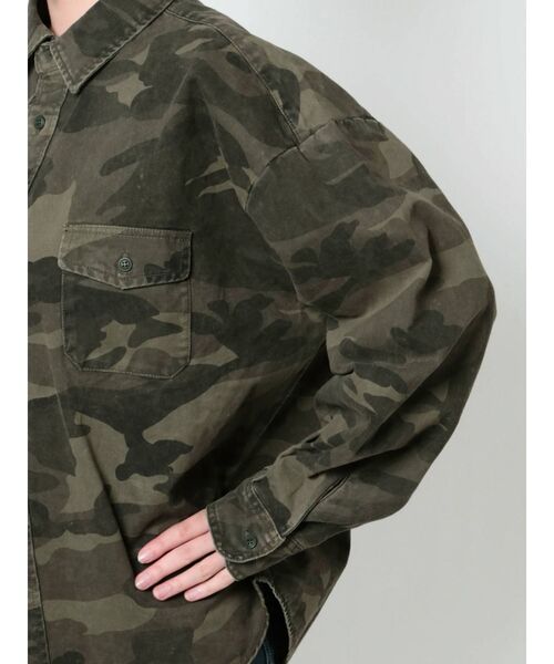 GYDA（ジェイダ）の「カモフラドルマンシャツ（シャツ/ブラウス・レディース・ベージュ/カーキ・FREE）」の19枚目の写真
