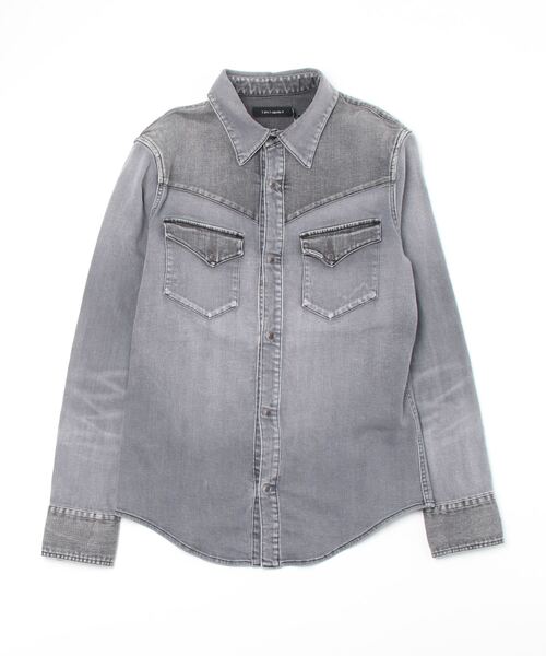 1 piu 1 uguale 3(ウノピゥウノウグァーレトレ)の「WESTERN SHIRT(シャツ/ブラウス・メンズ・ブラック/ブルー・Ⅲ/Ⅳ/Ⅵ/Ⅴ/Ⅶ)」の8枚目の写真