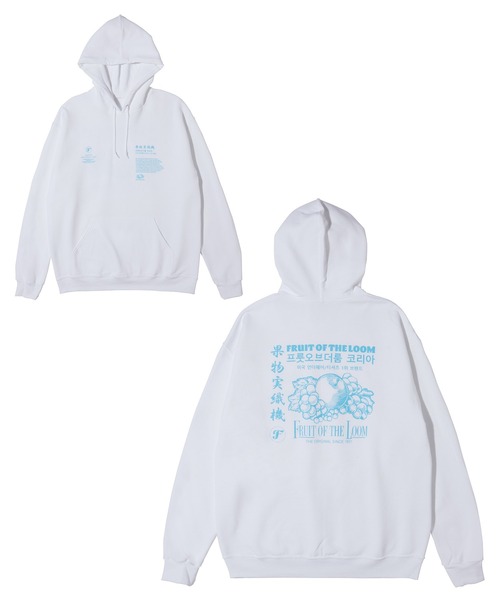 FRUIT OF THE LOOM（フルーツオブザルーム）の「プリントフーディB / 長袖 / パーカー / スウェット / プリント / カジュアル / ユニセックス（パーカー・メンズ・A/B/C/D/E/F/G/H/I/J/K/L/M/N/O/P/Q/R・M/L/XL）」の15枚目の写真
