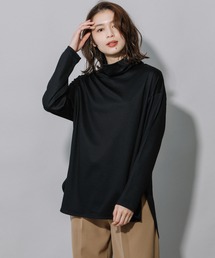 Munich | セルロースコットンタートルネックビッグプルオーバー(Tシャツ/カットソー)