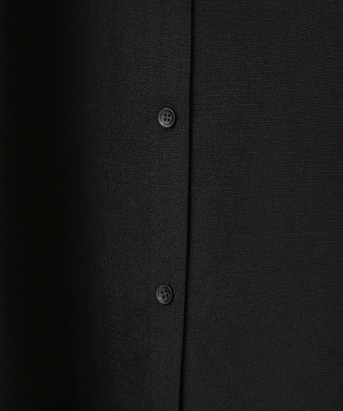 yuw(ユウ)の「リネンオックスシャツワンピース 352735(ワンピース・レディース・ブラック/ベージュ/ブルー・FREE)」の5枚目の写真