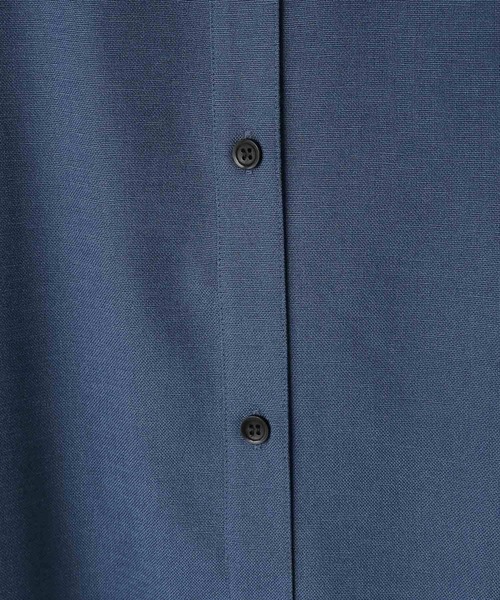 yuw(ユウ)の「リネンオックスシャツワンピース 352735(ワンピース・レディース・ブラック/ベージュ/ブルー・FREE)」の4枚目の写真