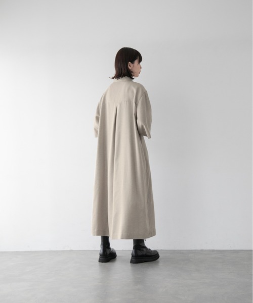 yuw(ユウ)の「リネンオックスシャツワンピース 352735(ワンピース・レディース・ブラック/ベージュ/ブルー・FREE)」の16枚目の写真