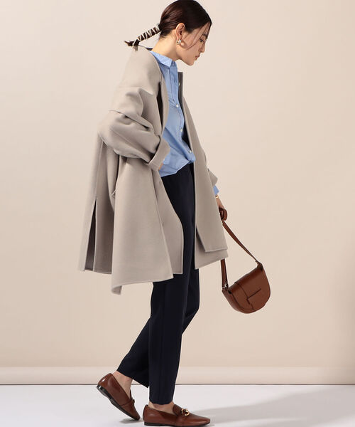 NOLLEY’S(ノーリーズ)の「MY STANDARD Basic シャツ(シャツ/ブラウス・レディース・ホワイト/ライトブルー/ベージュ/グレー系その他3/グリーン系その他3・FREE)」の12枚目の写真