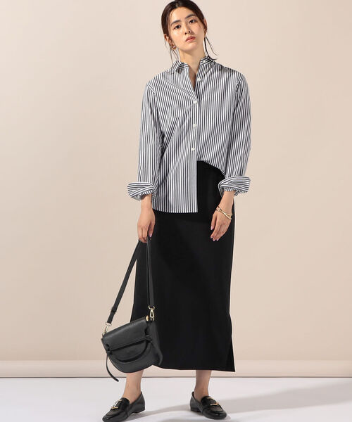 NOLLEY’S(ノーリーズ)の「MY STANDARD Basic シャツ(シャツ/ブラウス・レディース・ホワイト/ライトブルー/ベージュ/グレー系その他3/グリーン系その他3・FREE)」の18枚目の写真