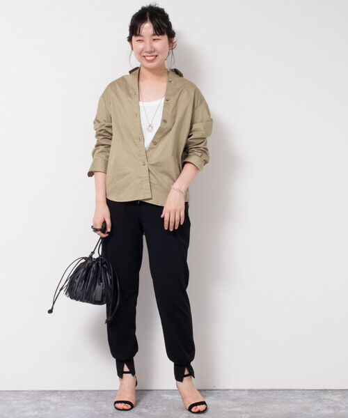 NOLLEY’S(ノーリーズ)の「MY STANDARD Basic シャツ(シャツ/ブラウス・レディース・ホワイト/ライトブルー/ベージュ/グレー系その他3/グリーン系その他3・FREE)」の10枚目の写真